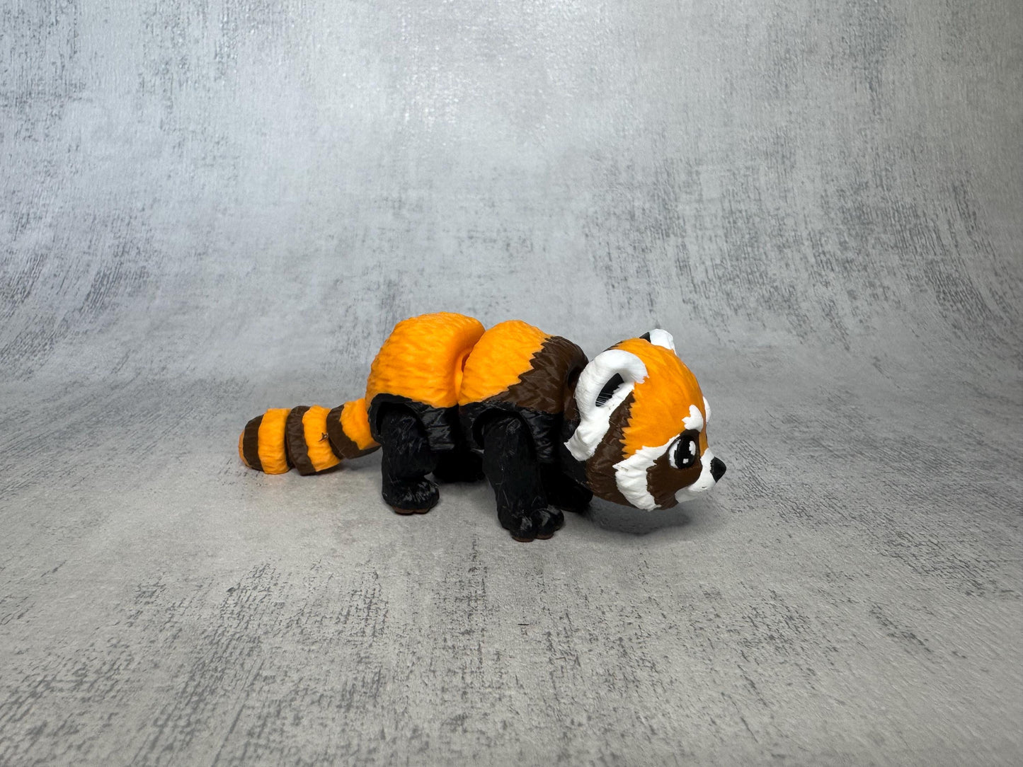 Rusty the Red Panda Pocket Pal | Articulated 3D Printed Red Panda | Optional Keyring | Desk Pet | Animal Lover Gift | Pocket Pal
