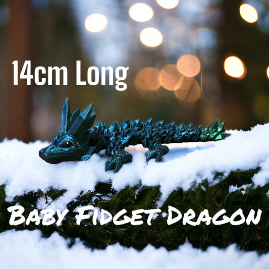 Baby Crystal Wing Dragon - Impressive Fidget Toy and Desk Companion