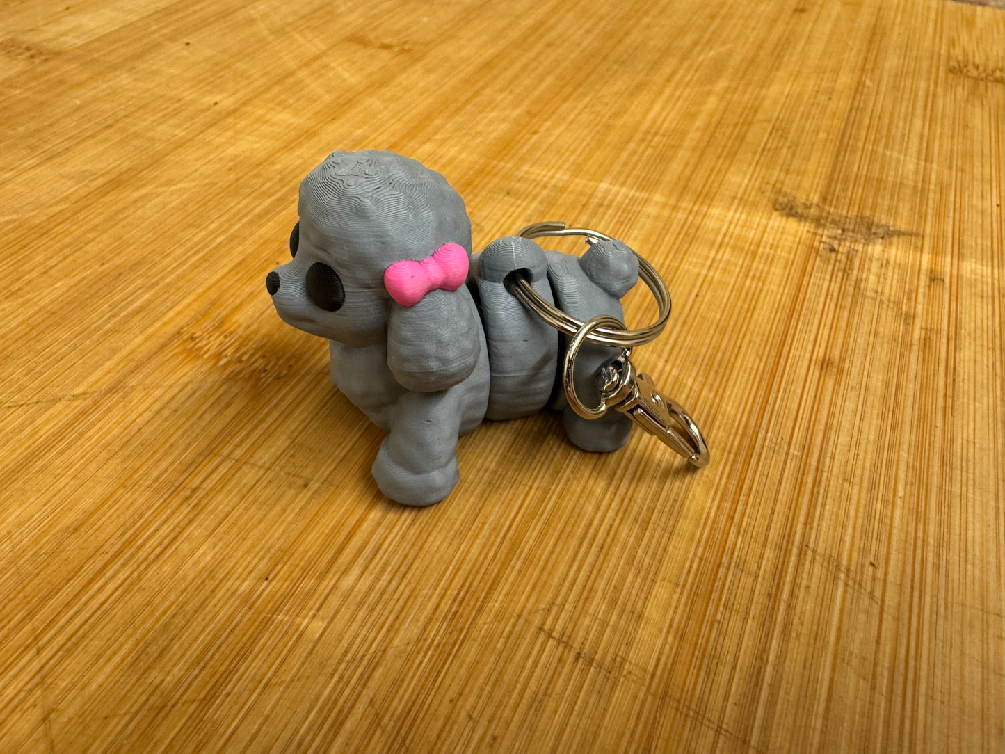 Poodle Keyring