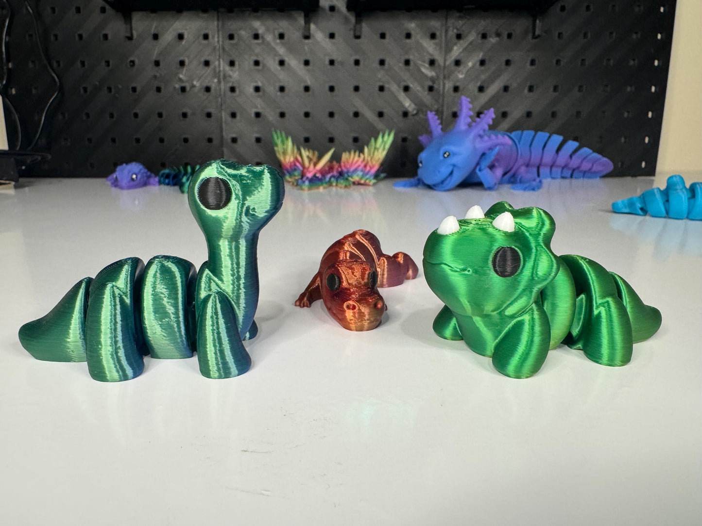 Baby Dinosaur bundle | Fidget Toy Animals | Small Fidgets for Kids | Birthday Gift | Stocking Stuffer | Autism Toy | Desk Toy
