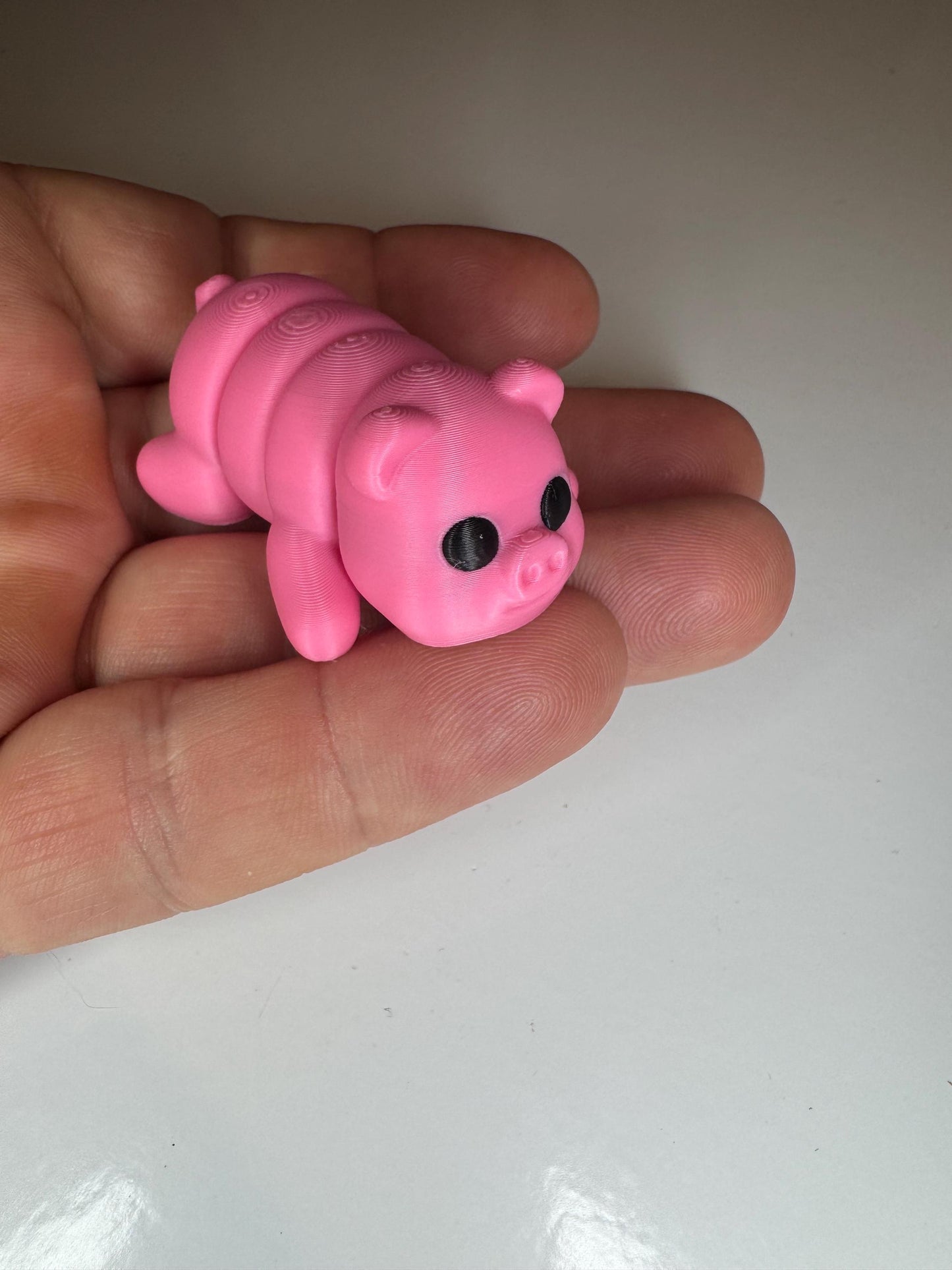 Percy the Pig Wigglet | Desk Companion | Cute Articulated Fidget Animals | Collectible Pocket Toys | Party Bag Fillers | Kids Gift