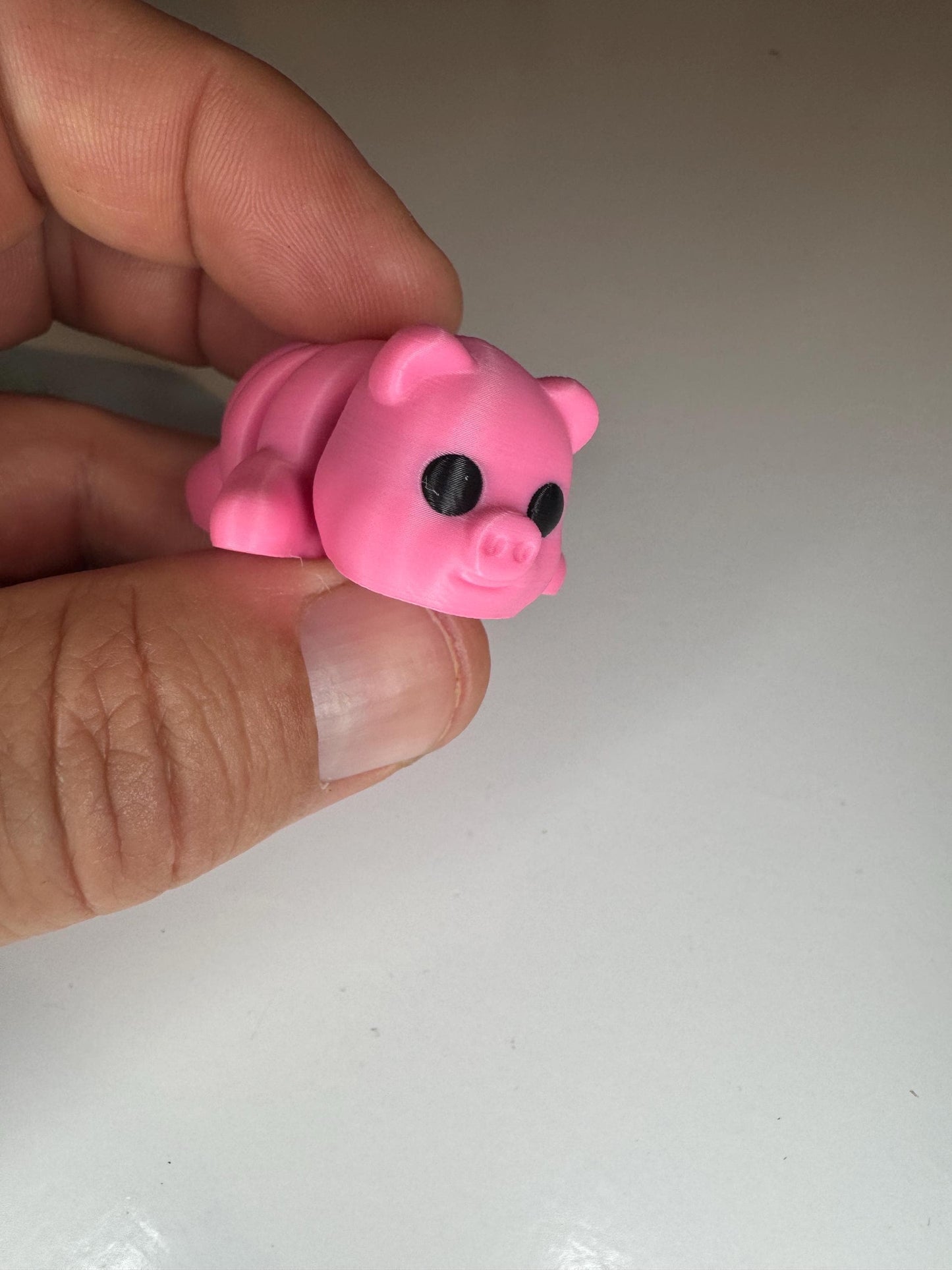 Percy the Pig Wigglet | Desk Companion | Cute Articulated Fidget Animals | Collectible Pocket Toys | Party Bag Fillers | Kids Gift