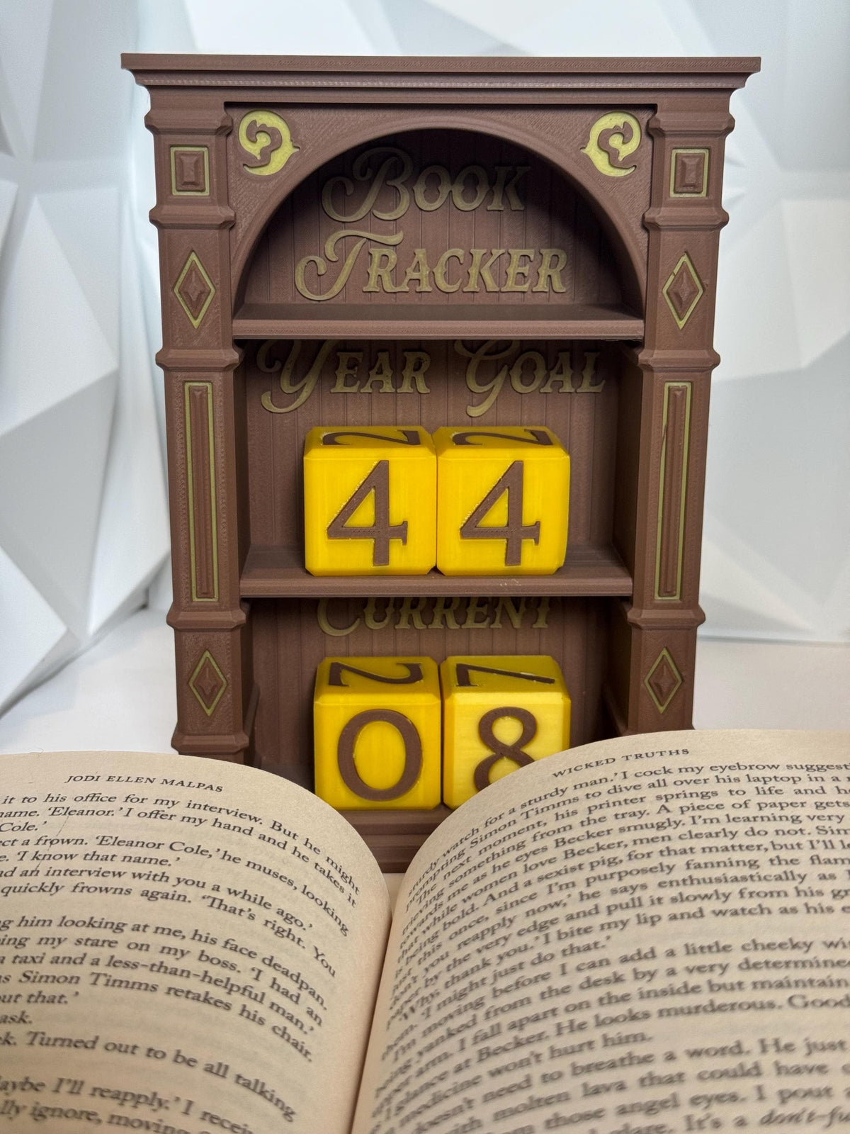 Book Tracker Reading Goal Display