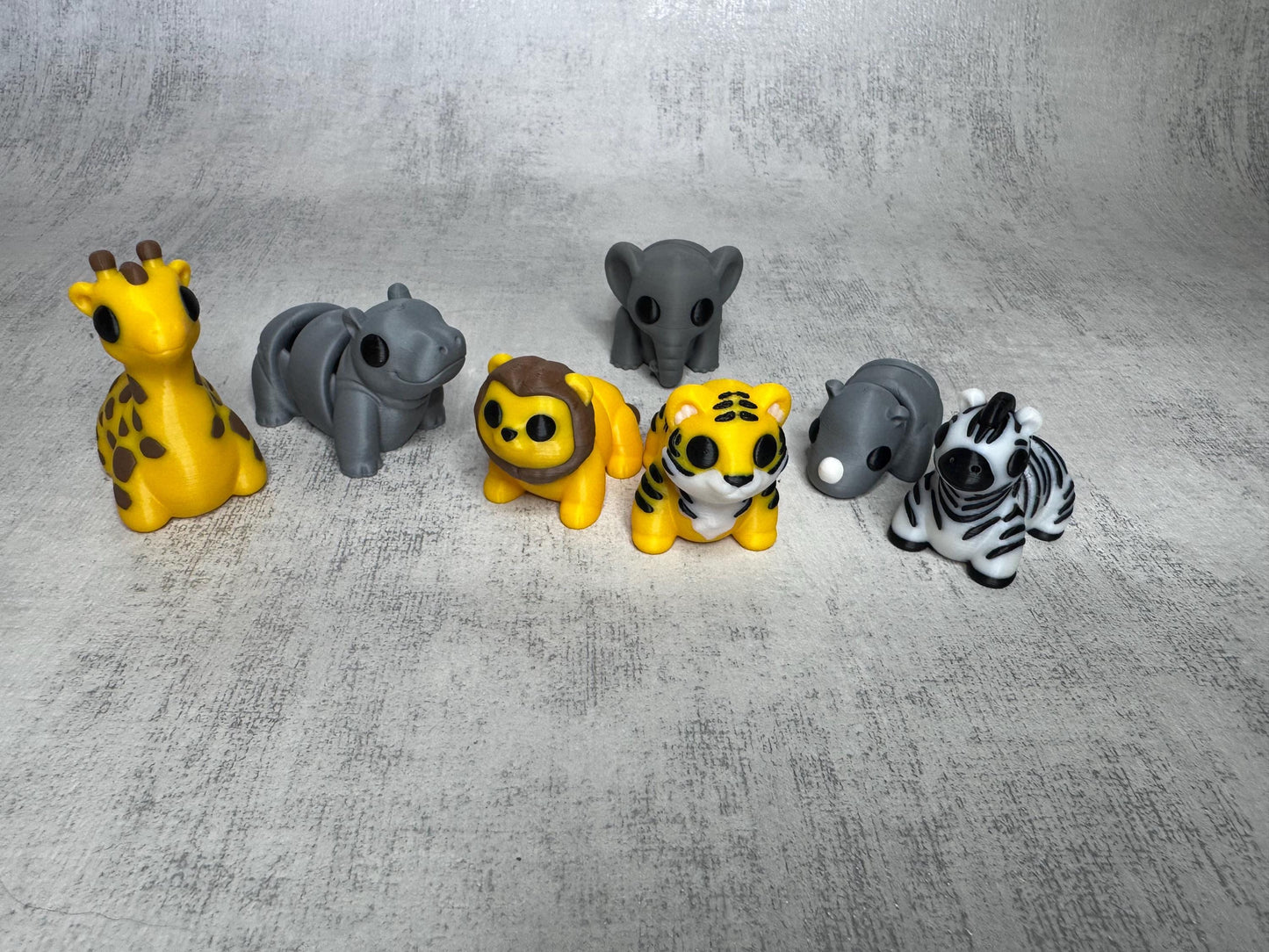 Safari Wigglets Bundle | Fidget Animals | Cute Articulated Fidget Animals | Collectible Pocket Toys | Party Bag Fillers | Kids Gift