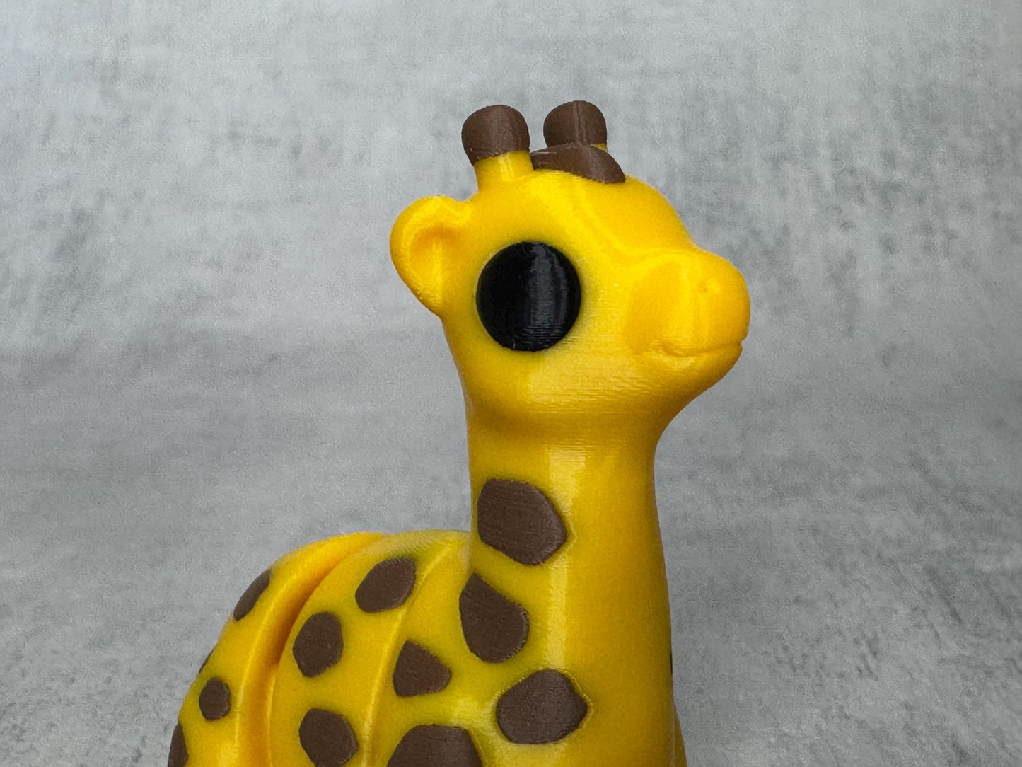 Giraffe Wigglet | Safari Collection | Cute Articulated Tiger | 3D Printed Desk Buddy | Collectible Fidget Toy | Giraffe Gift
