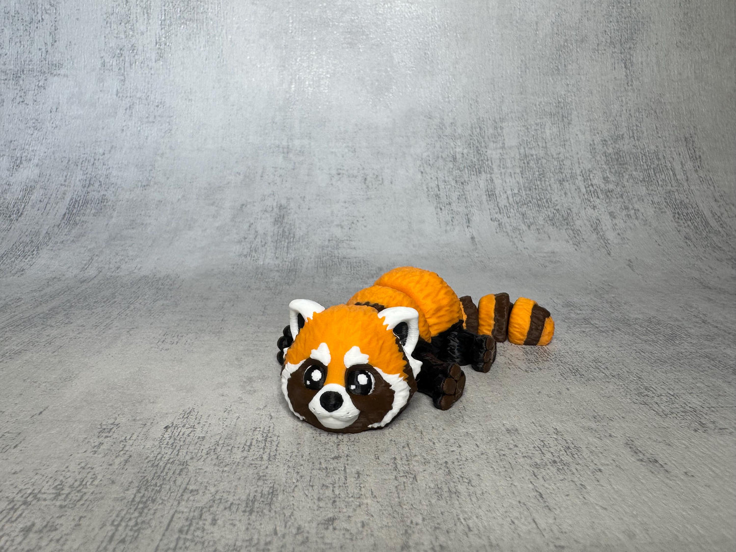 Rusty the Red Panda Pocket Pal | Articulated 3D Printed Red Panda | Optional Keyring | Desk Pet | Animal Lover Gift | Pocket Pal