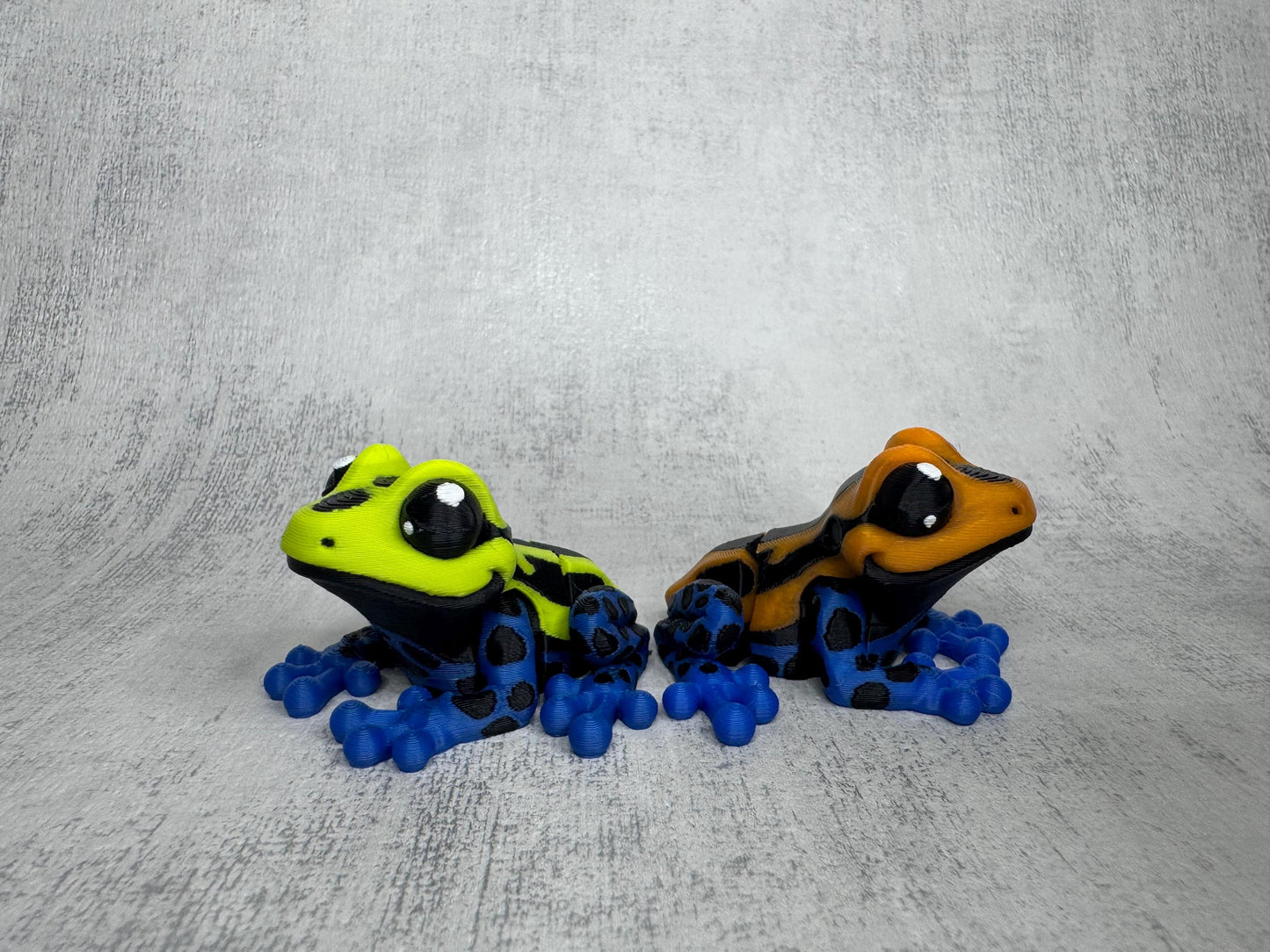 Finn the Tree Frog Pocket Pal | Articulated 3D Printed Tree Frog | Optional Keyring | Desk Pet | Animal Lover Gift | Pocket Pal