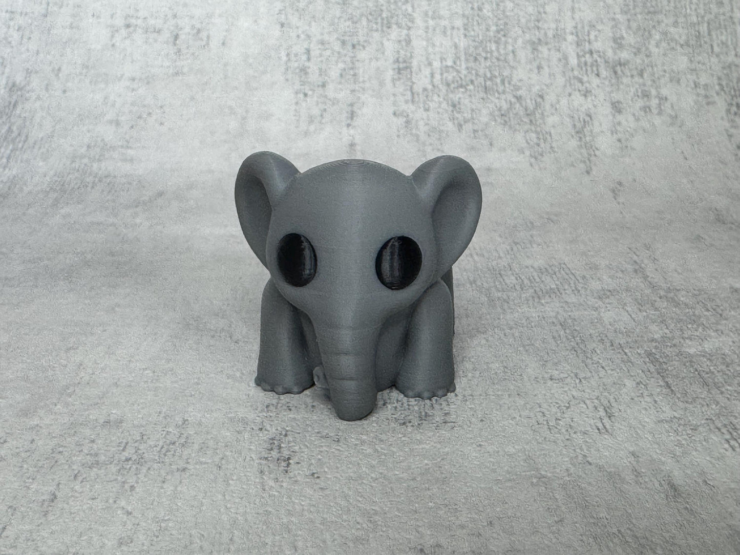Elephant Wigglet | Safari Collection | Cute Articulated Tiger | 3D Printed Desk Buddy | Collectible Fidget Toy | Elephant Gift