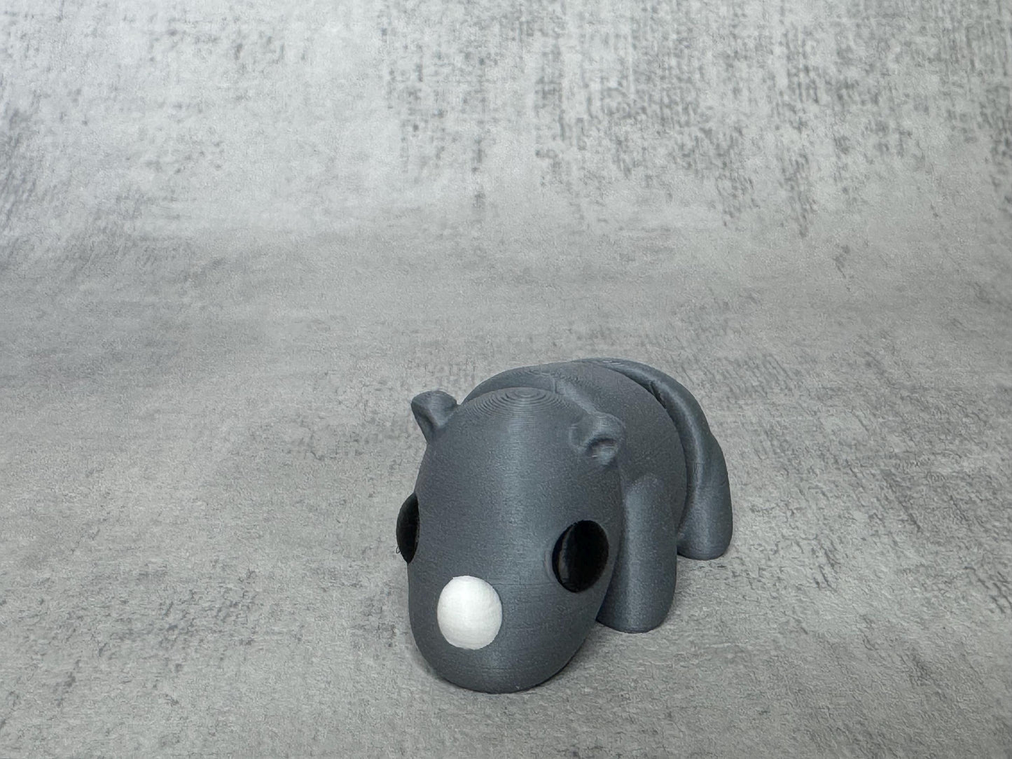 Rhino Wigglet | Safari Collection | Cute Articulated Tiger | 3D Printed Desk Buddy | Collectible Fidget Toy | Rhino Gift