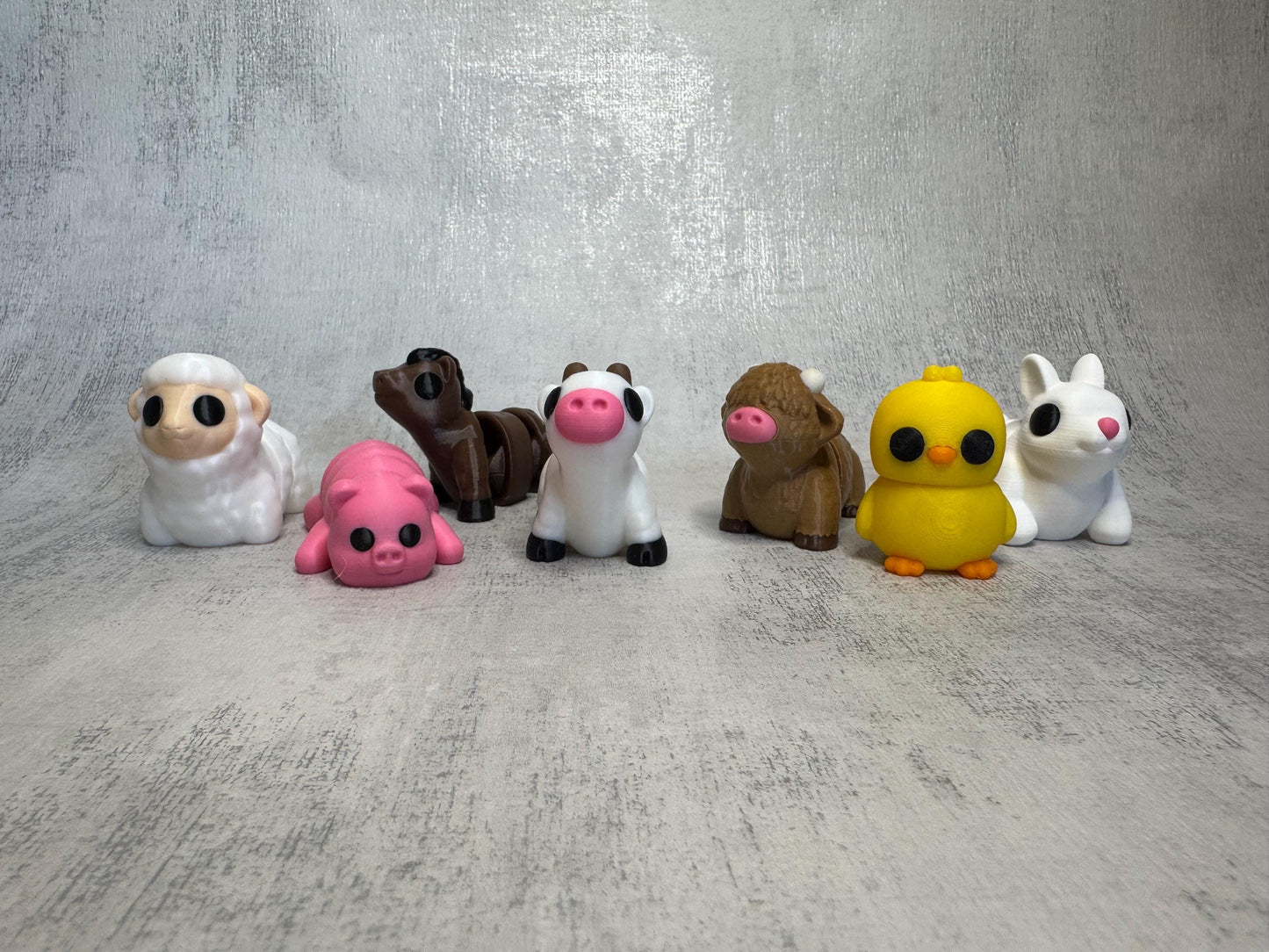 Farm Wigglets Bundle | Fidget Animals | Cute Articulated Fidget Animals | Collectible Pocket Toys | Party Bag Fillers | Kids Gift