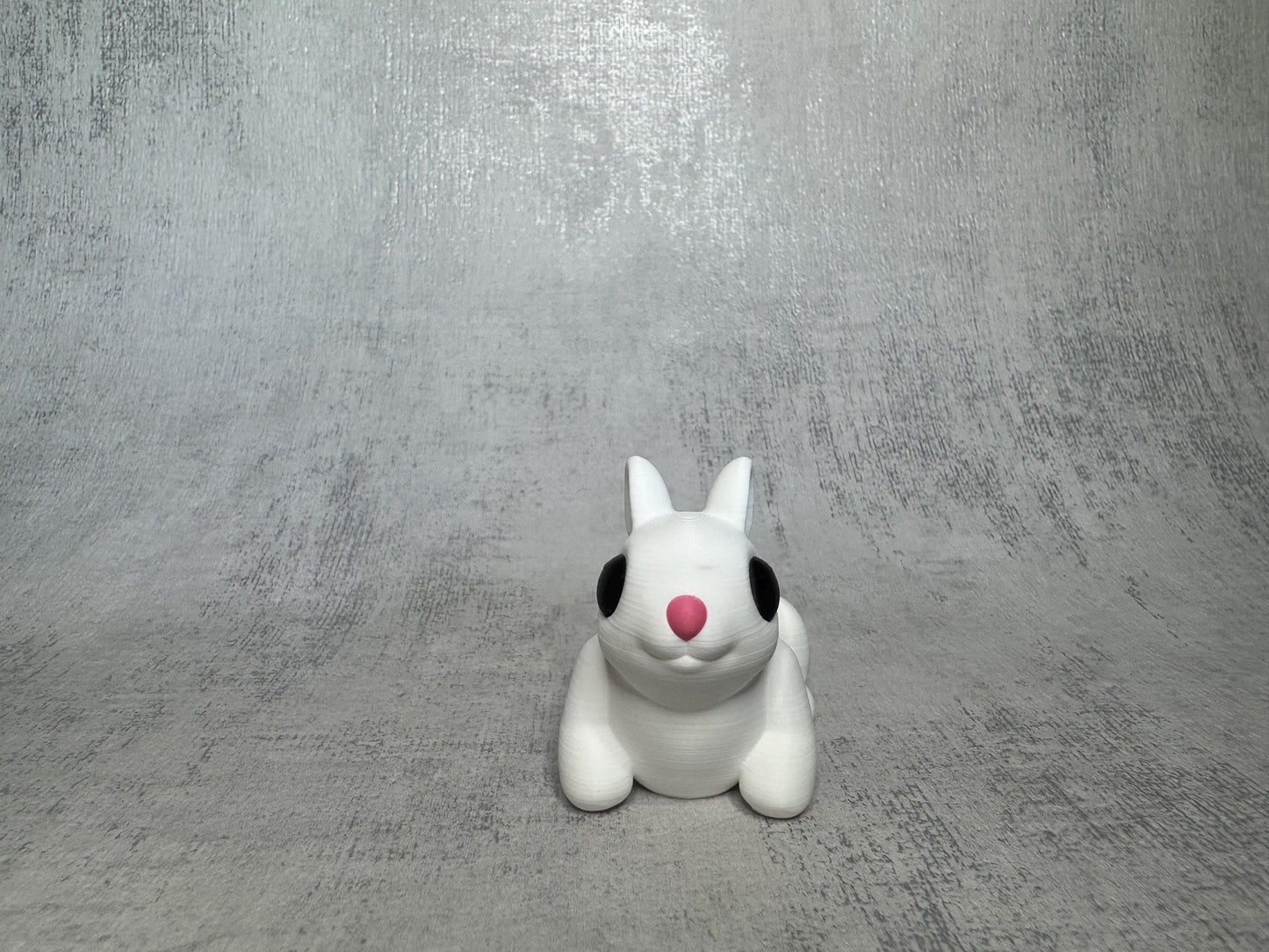 Benny the bunny Wigglet | Farm Collection | Articulated 3D Printed Bunny | Cute Fidget Toy | Desk Buddy | Animal Lover Gift